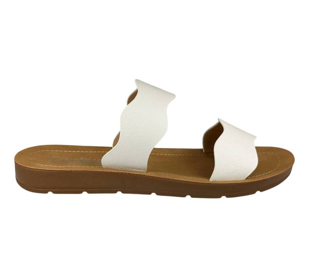 NEW CORKYS FOOTWEAR women's wishy washy sandal in white